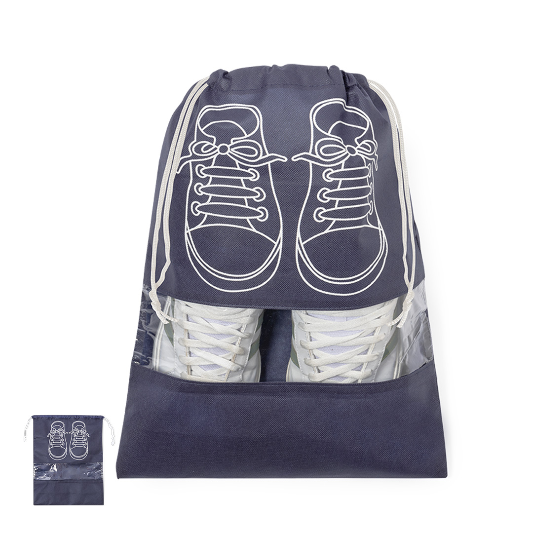 Bolsa personalizada Portazapatos Cyde de non-woven - Zapatilleros personalizados - Regalo Promocional Personalizado