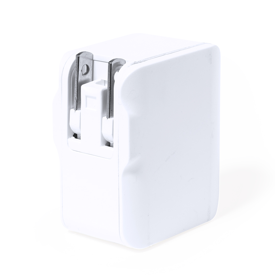 Adaptador Enchufes Vlind con diseño compacto. - Viaje - Regalo Promocional Personalizado - vista alternativa