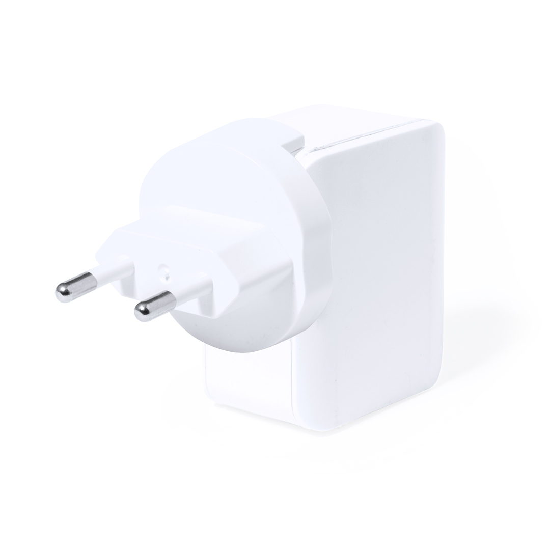 Adaptador Enchufes Vlind con diseño compacto. - Viaje - Regalo Promocional Personalizado - imagen 4