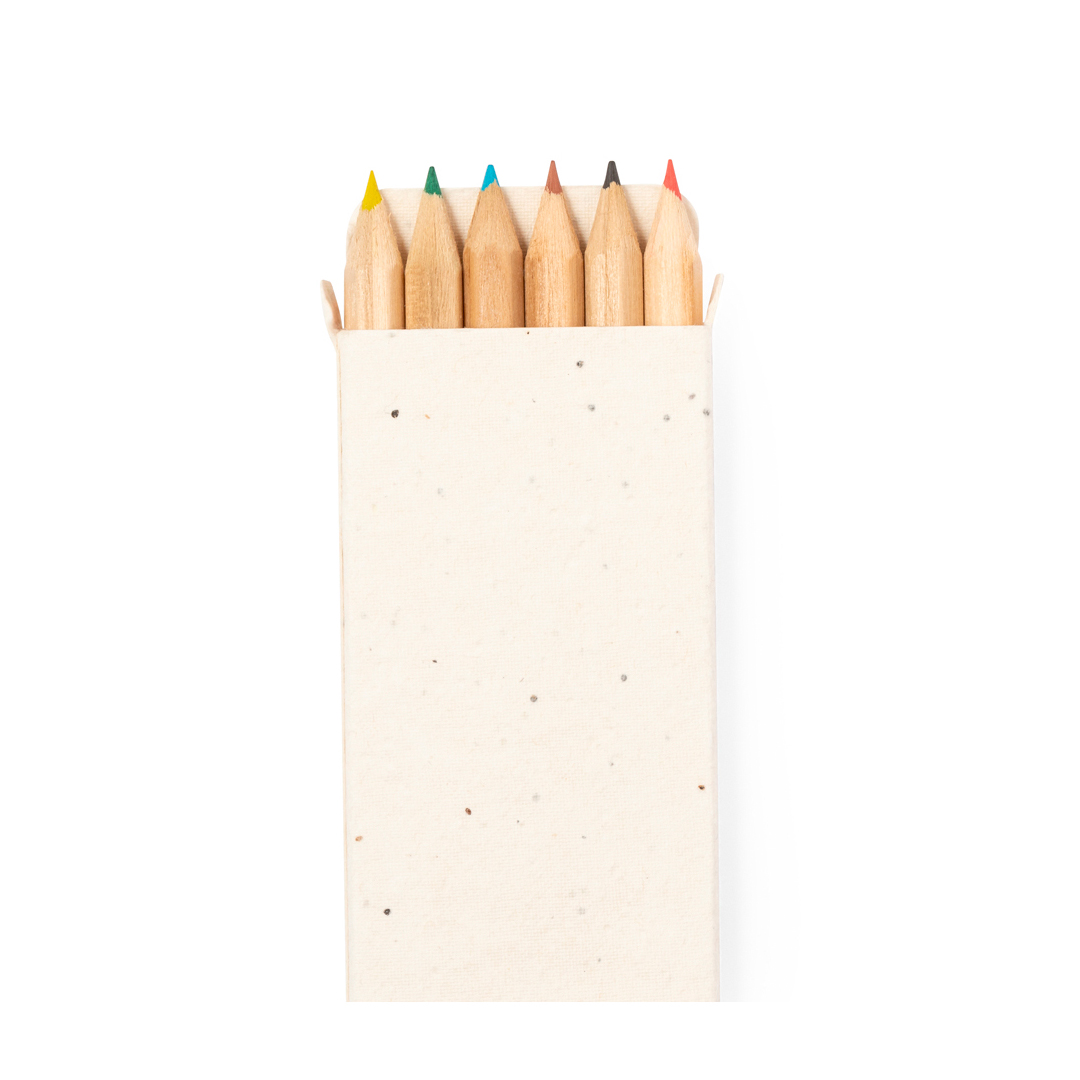 Caja de lápices personalizada Delar con semillas plantables - Niños y Juegos - Regalo Promocional Personalizado - vista alternativa
