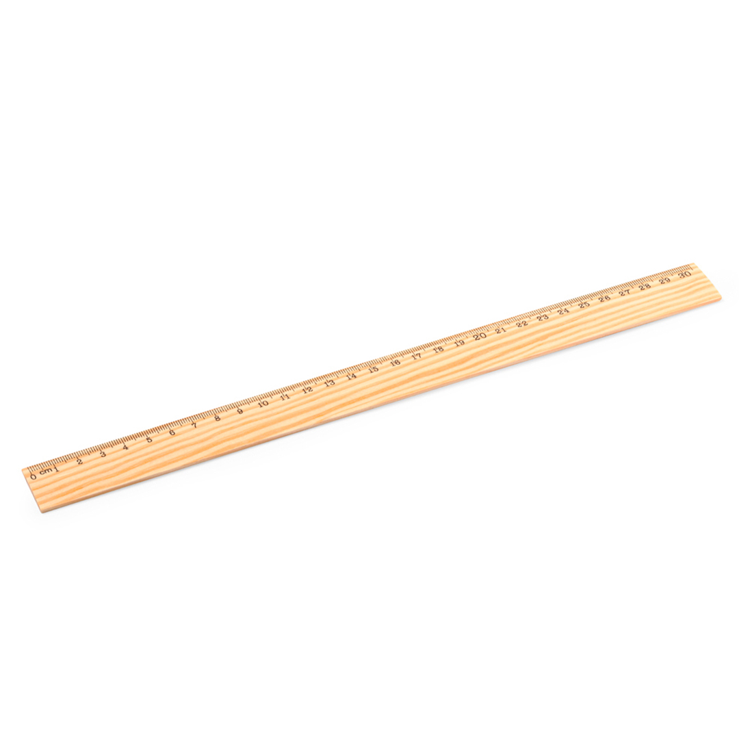 Regla personalizada Arnax de 30cm de madera ecológica - Herramientas, bricolaje y automóvil - Regalo Promocional Personalizado - vista alternativa