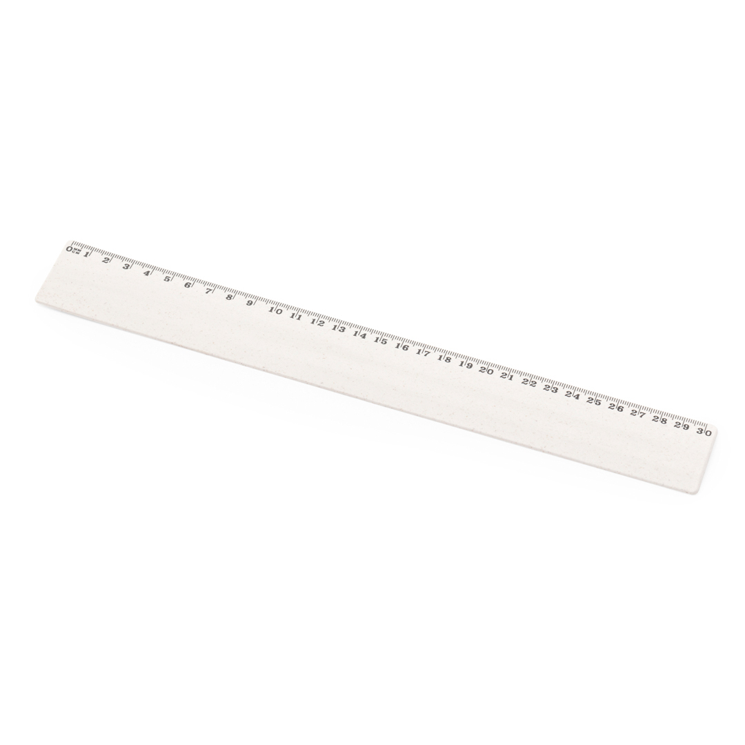 Regla personalizada Nixora sostenible de 30cm de caña de trigo - Herramientas, bricolaje y automóvil - Regalo Promocional Personalizado - vista alternativa