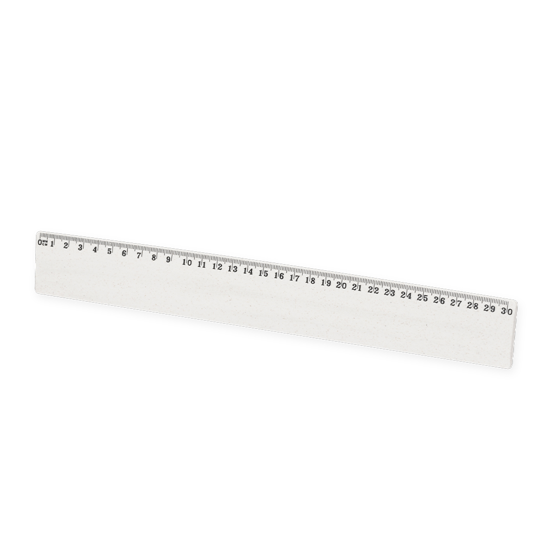 Regla personalizada Nixora sostenible de 30cm de caña de trigo - Herramientas, bricolaje y automóvil - Regalo Promocional Personalizado