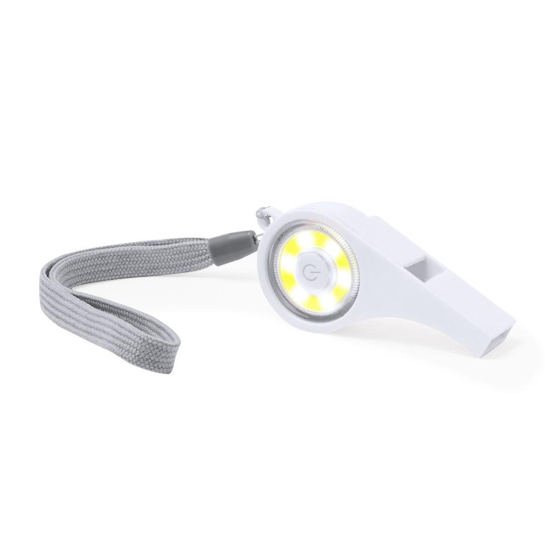 Silbato personalizado Pincher multiusos de ABS con luz COB integrada - Niños y Juegos - Regalo Promocional Personalizado - vista alternativa