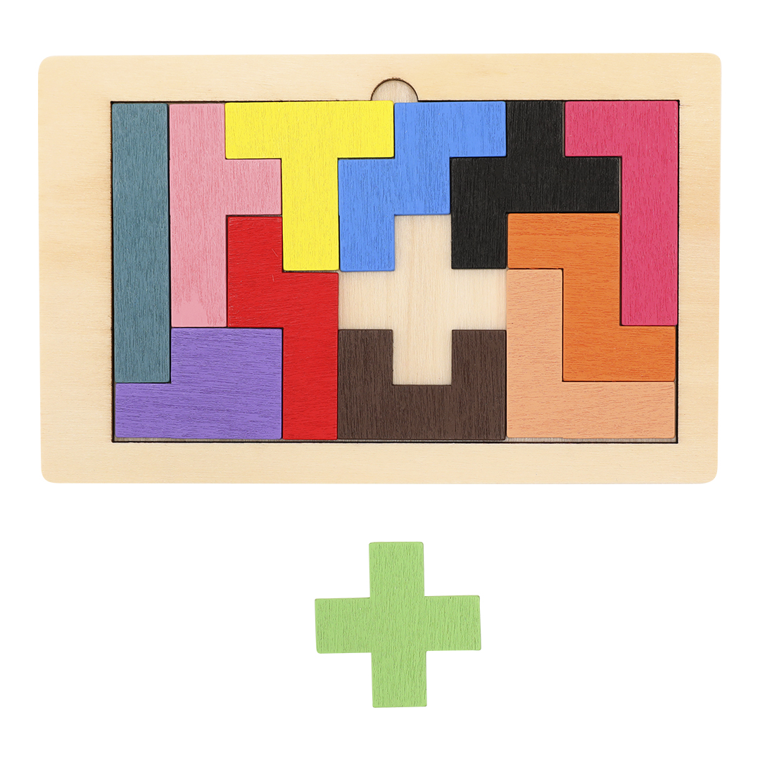 Juego de habilidad personalizado Brodix poligonal de madera con 12 piezas colores - Niños y Juegos - Regalo Promocional Personalizado - imagen 5