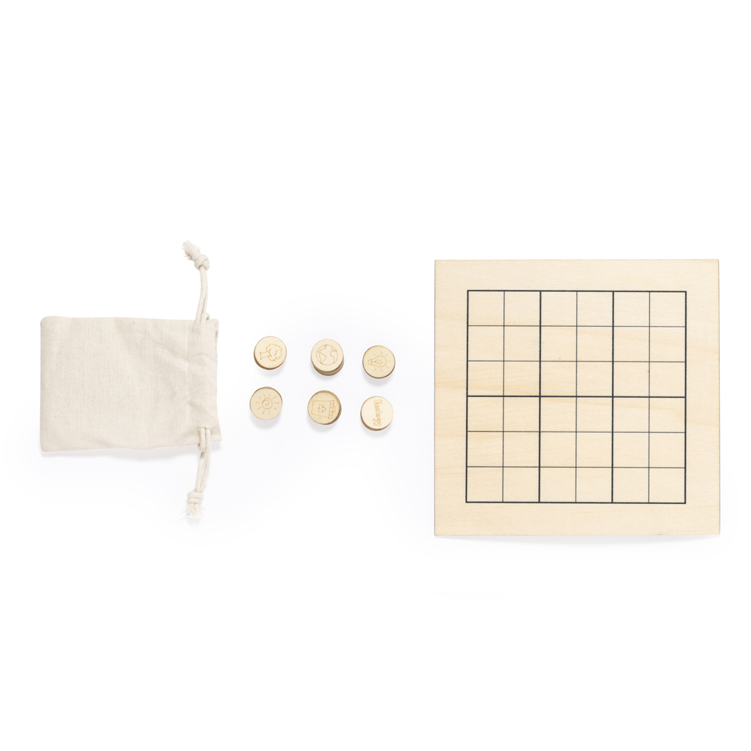 Juego de habilidad personalizado Sudokids de madera con motivos ecológicos - Niños y Juegos - Regalo Promocional Personalizado - vista alternativa