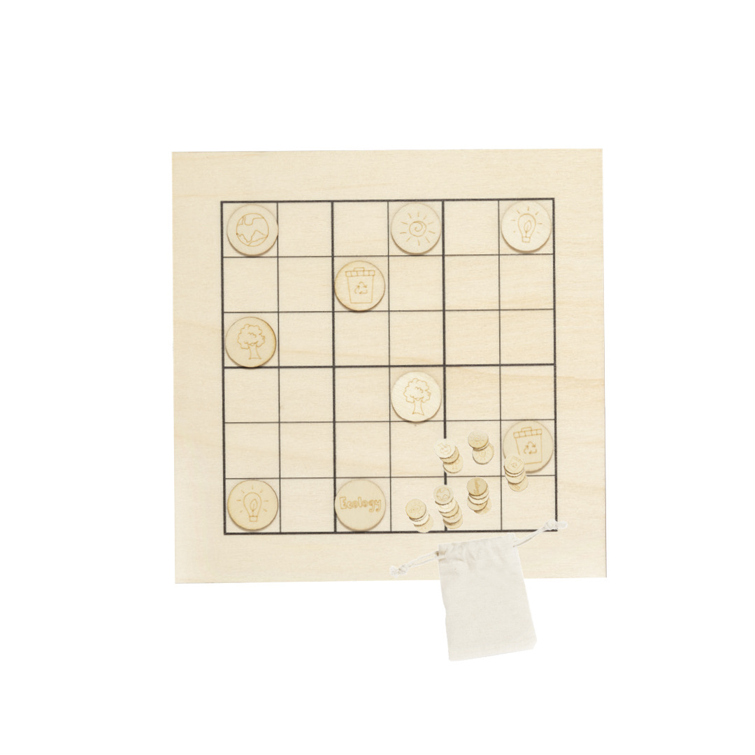Juego de habilidad personalizado Sudokids de madera con motivos ecológicos - Niños y Juegos - Regalo Promocional Personalizado