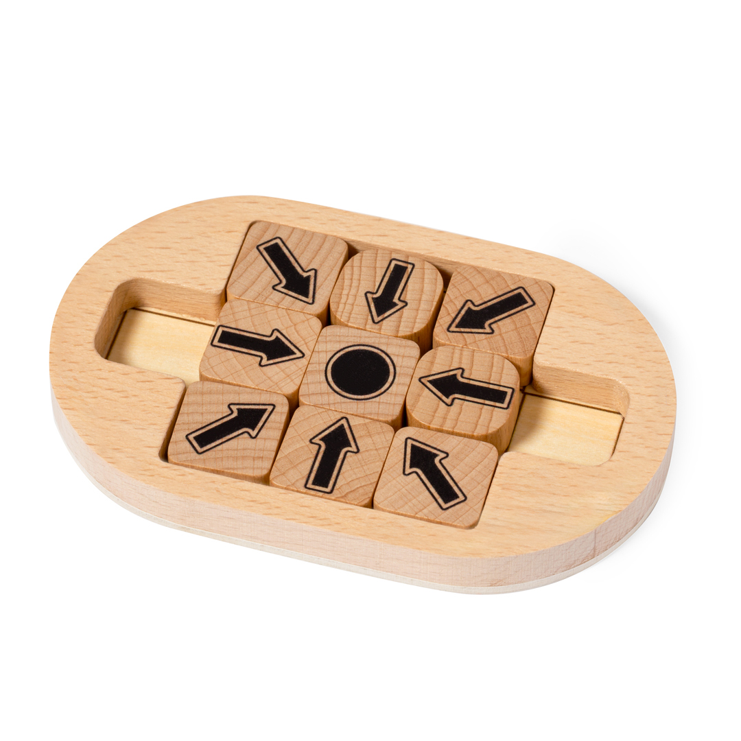 Minipuzzle personalizado Jatrex de madera con 9 piezas