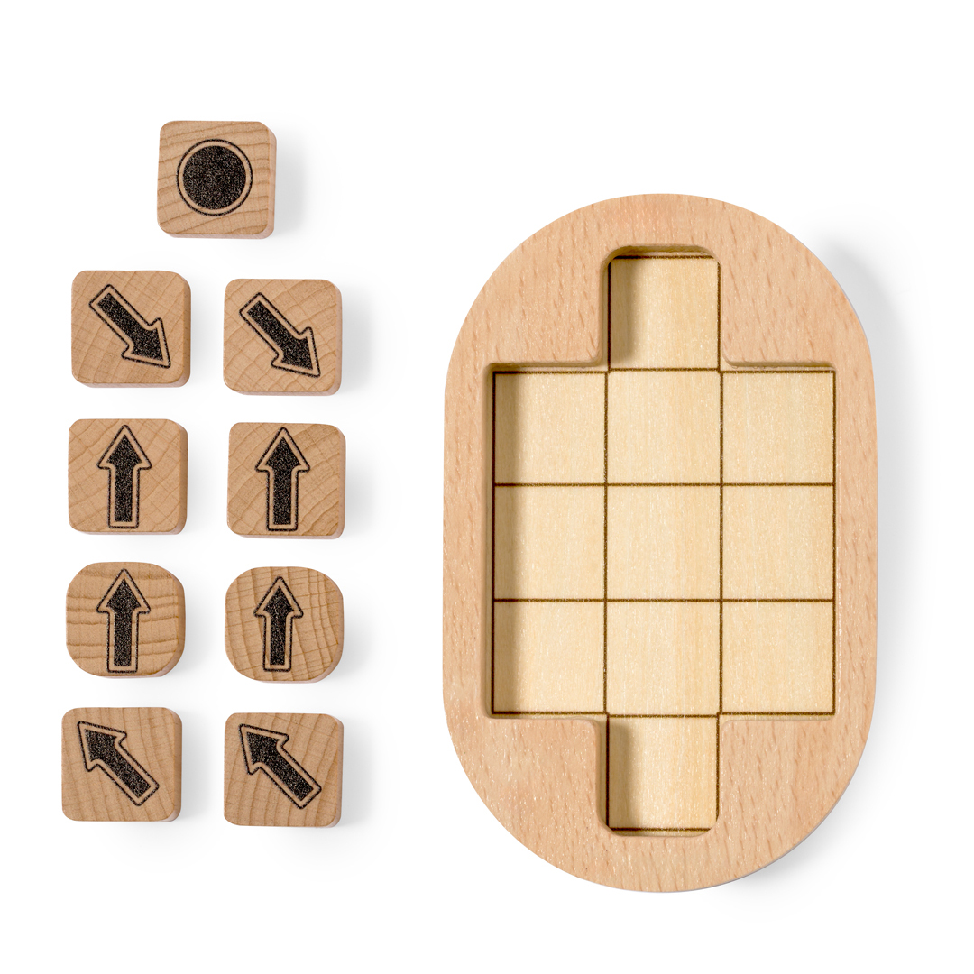 Minipuzzle personalizado Jatrex de madera con 9 piezas - Niños y Juegos - Regalo Promocional Personalizado - imagen 3