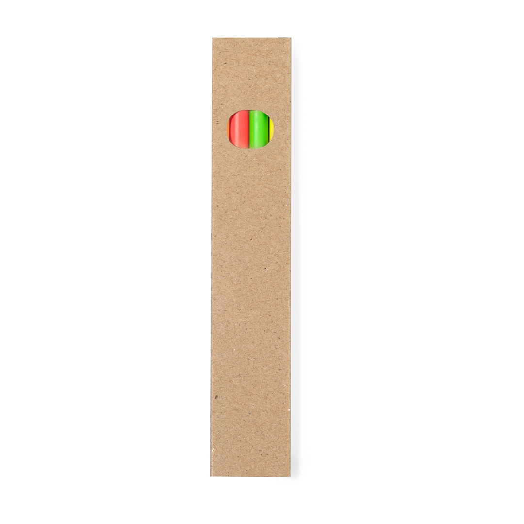 Caja de lápices personalizada Tucker de cartón reciclado - Niños y Juegos - Regalo Promocional Personalizado - vista alternativa