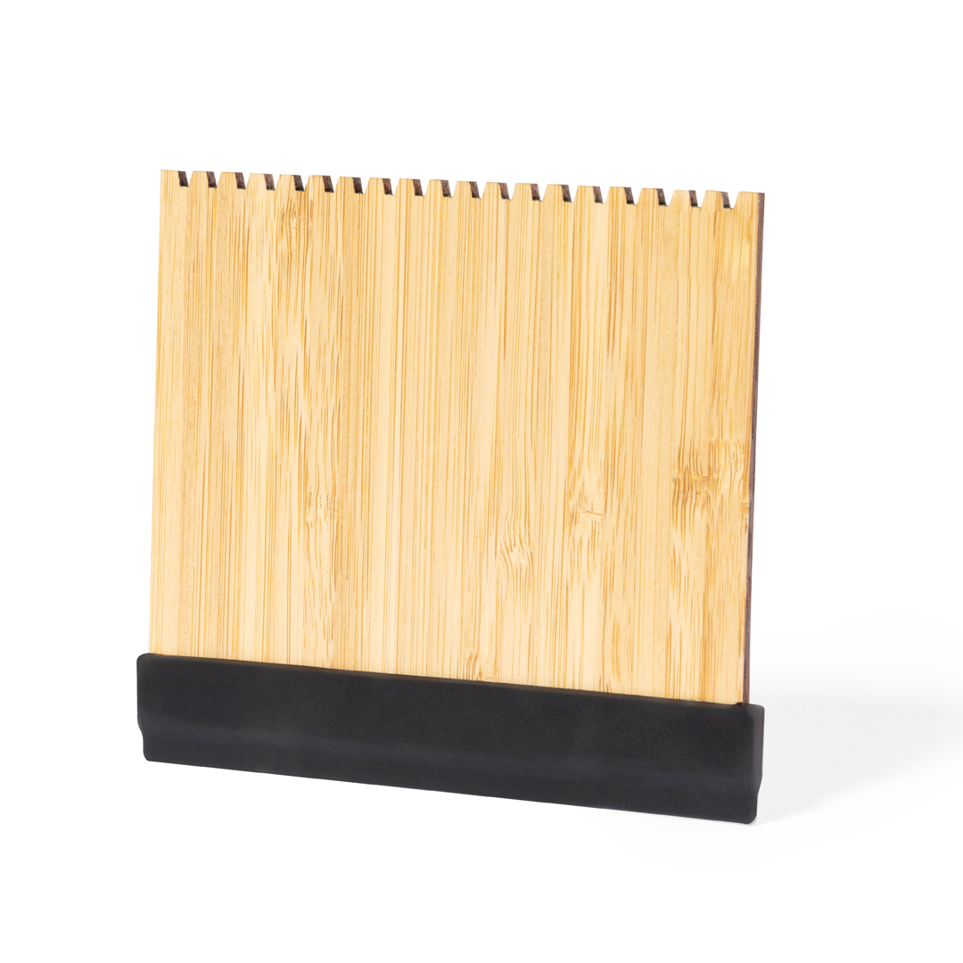 Rascador de hielo personalizado Nafa de bambú con dientes de sierra