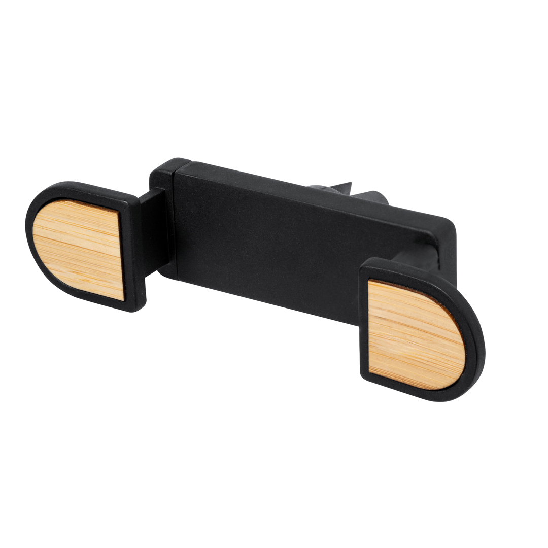 Soporte para smartphone personalizado Amiltox con bambú y rotación 360º