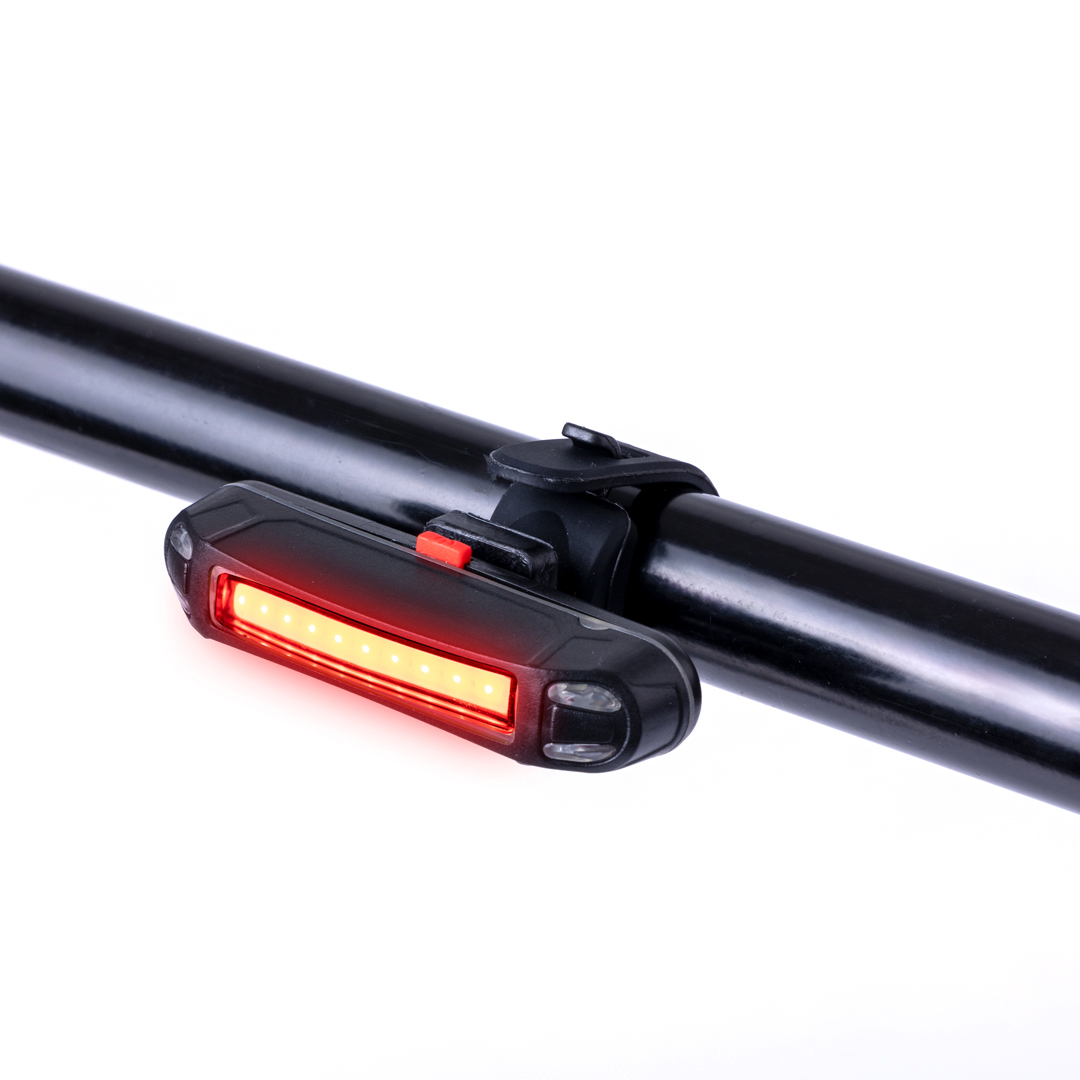 Luz seguridad bici personalizada Havu recargable 5 posiciones - Herramientas, bricolaje y automóvil - Regalo Promocional Personalizado - vista alternativa