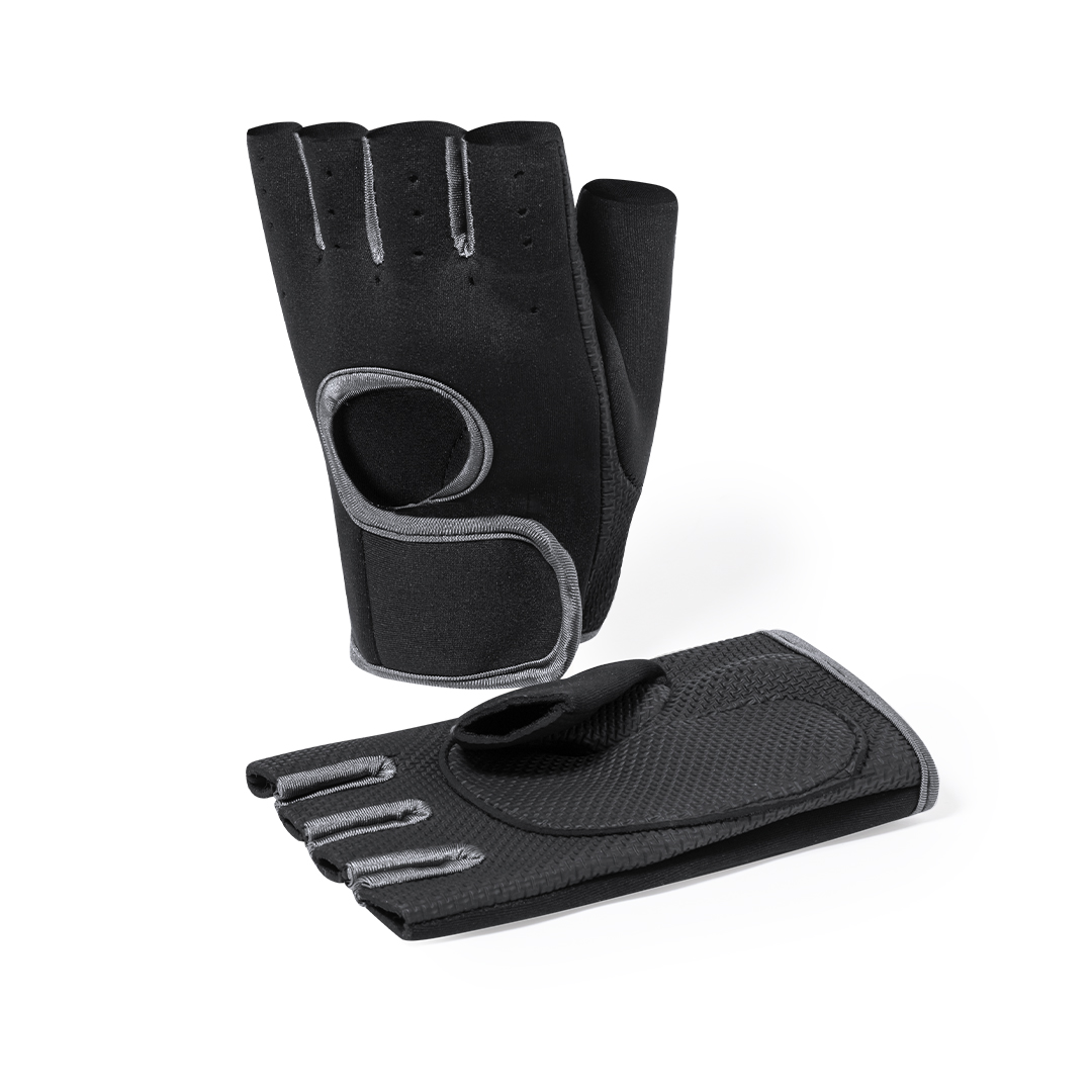 Guante deportivo personalizado Scot de poliéster y licra con dedos al aire - Ropa y accesorios - Regalo Promocional Personalizado