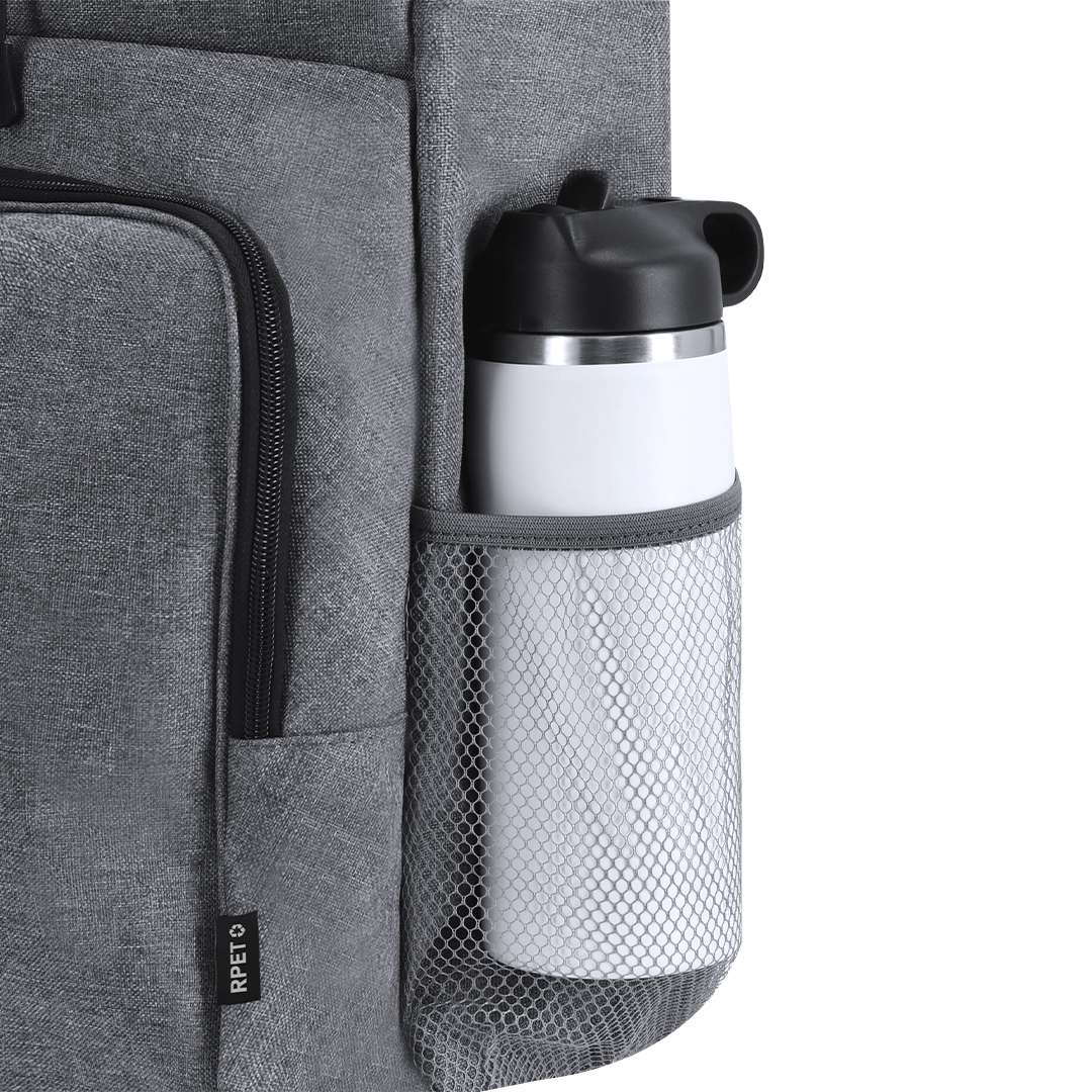 Mochila nevera picnic personalizada Shira de RPET 600D con vajilla - Verano - Regalo Promocional Personalizado - imagen 5