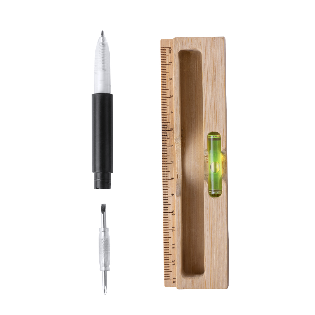 Multiherramienta personalizada Margorix de acero carbono con bolígrafo - Multiherramientas - Regalo Promocional Personalizado - vista alternativa