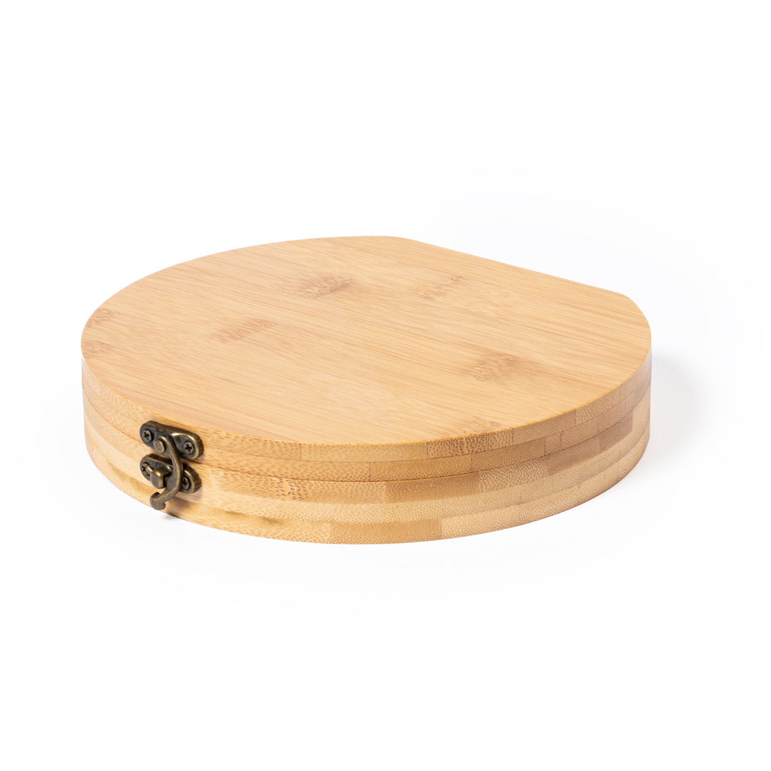 Set herramientas personalizado Rosen de bambú 15 accesorios