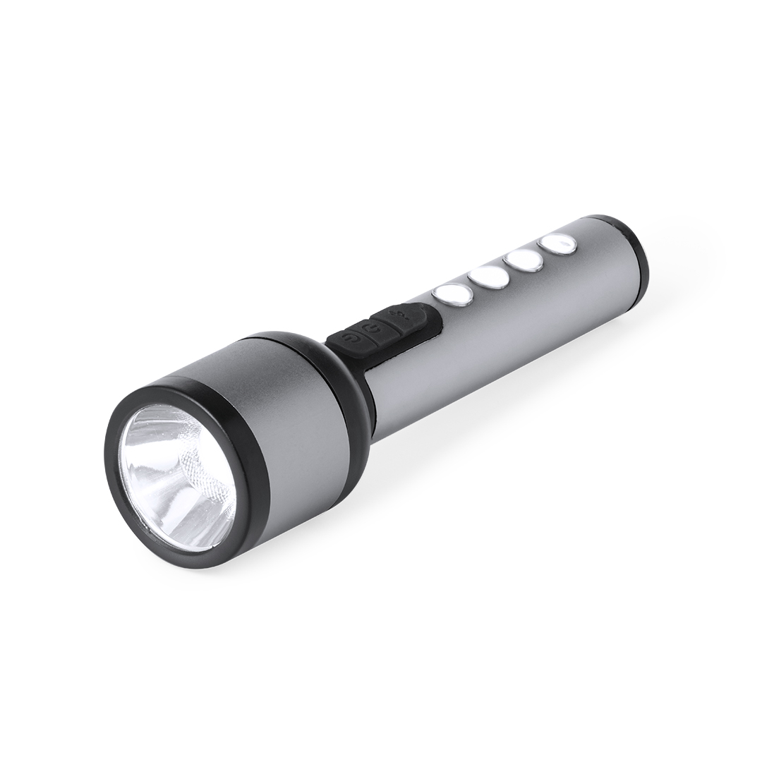 Linterna personalizada Eterial de aluminio con 1200mAh recargable - Linternas personalizadas - Regalo Promocional Personalizado