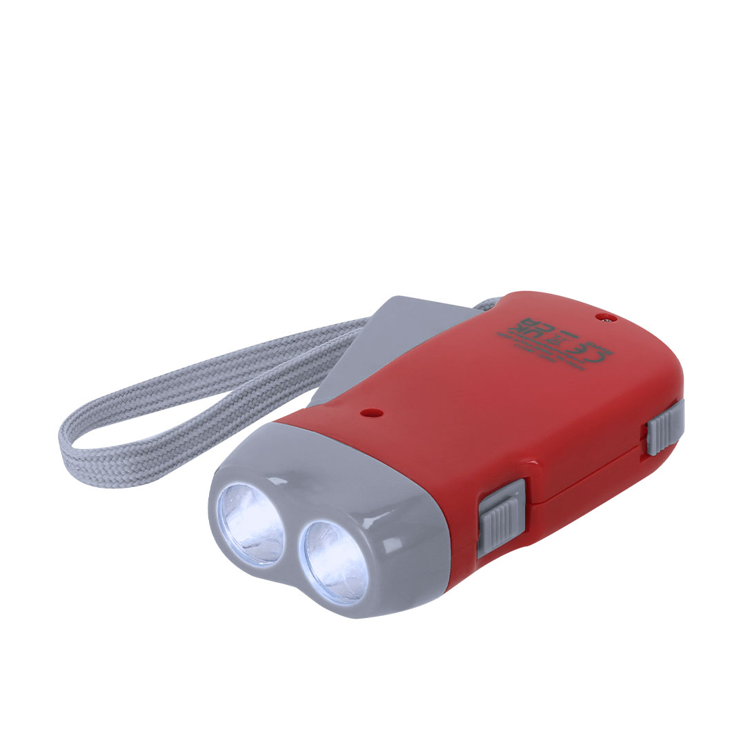 Linterna personalizada Sena eco-amigable con dinamo manual - Linternas personalizadas - Regalo Promocional Personalizado - vista alternativa