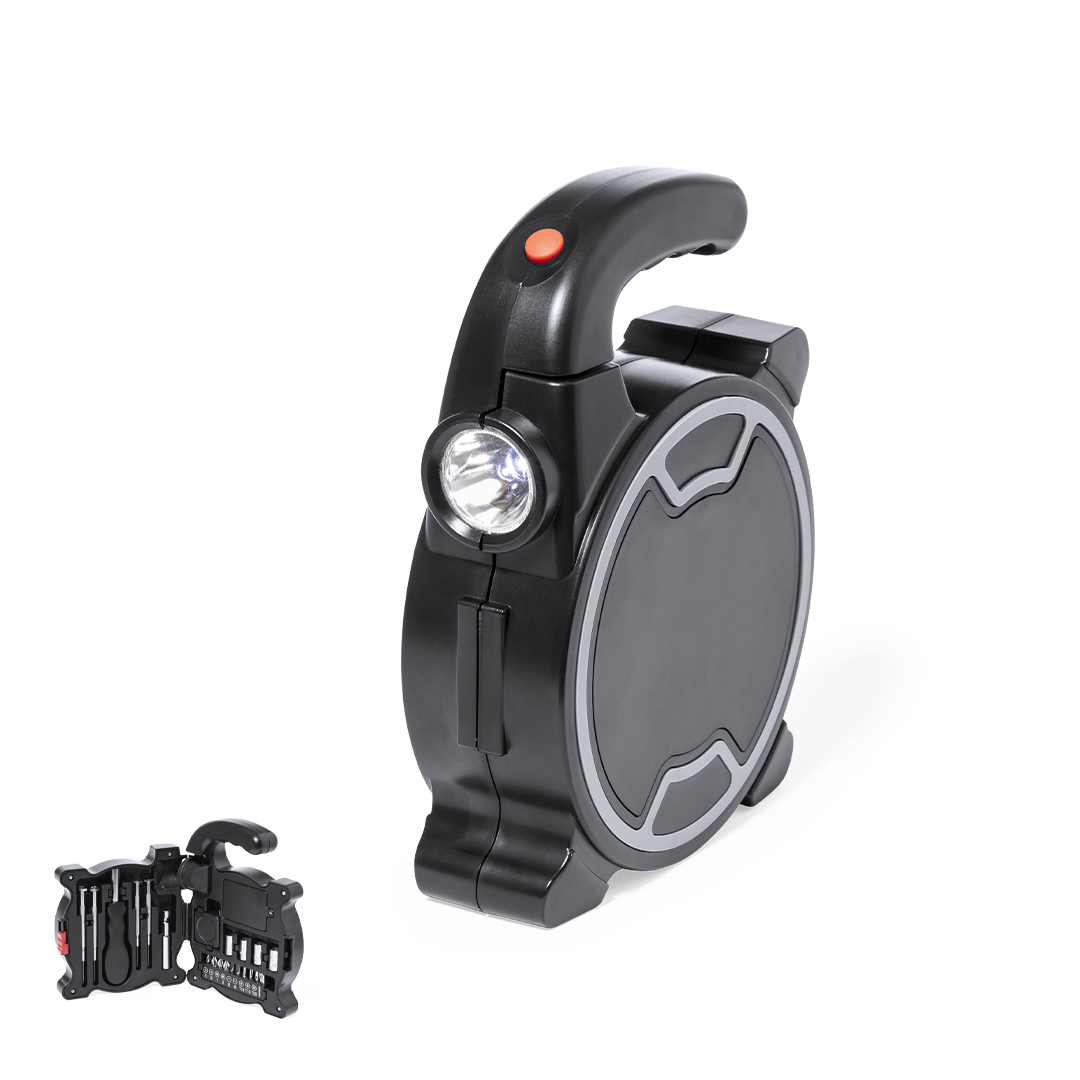 Set herramientas personalizado Hancuk con linterna LED 4 leds - Sets de herramientas - Regalo Promocional Personalizado