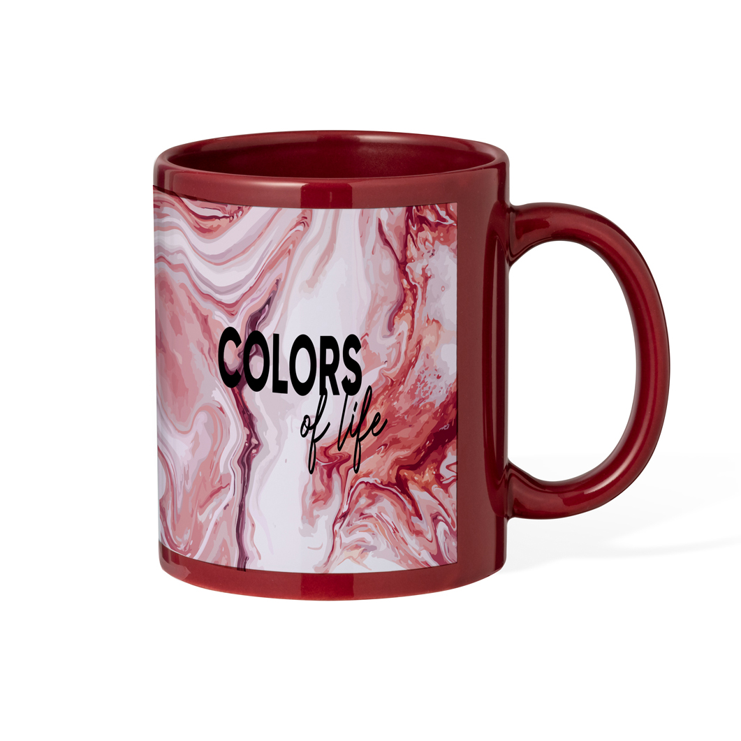 Taza sublimación personalizada Orchix de cerámica de 350ml con zona especial - Tazas y vasos personalizados - Regalo Promocional Personalizado - imagen 3