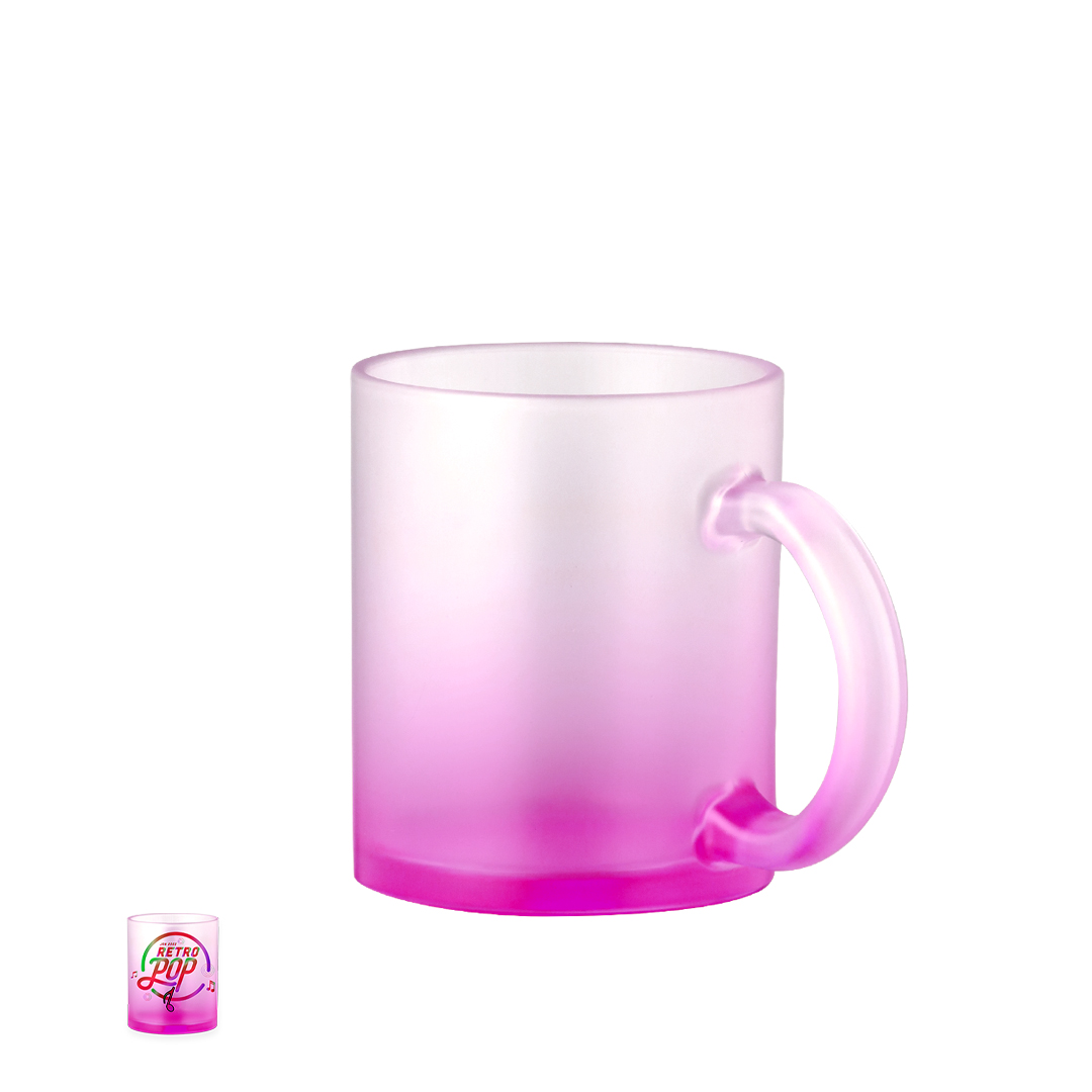 Taza de sublimación personalizada Osaka de cristal mate de 350ml - Tazas y vasos personalizados - Regalo Promocional Personalizado