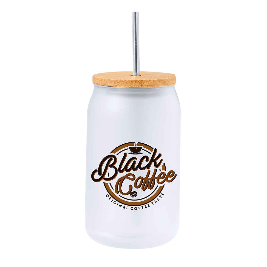 Tarro personalizado para sublimación Fonix de 400ml - Tazas y botellas - Regalo Promocional Personalizado - vista alternativa