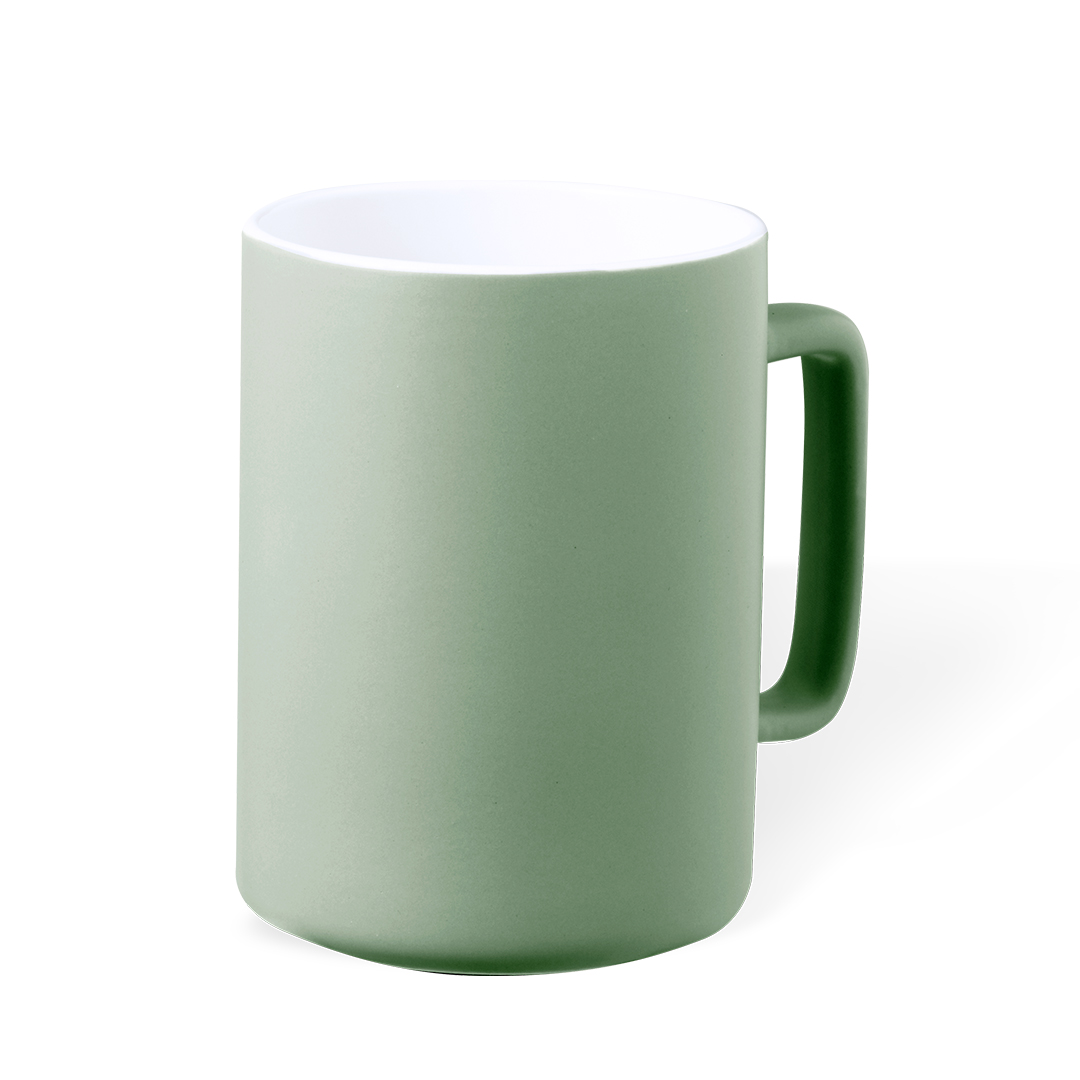 Taza de cerámica personalizada Kubaya de 420ml con asa cuadrada - Tazas y vasos personalizados - Regalo Promocional Personalizado - vista alternativa