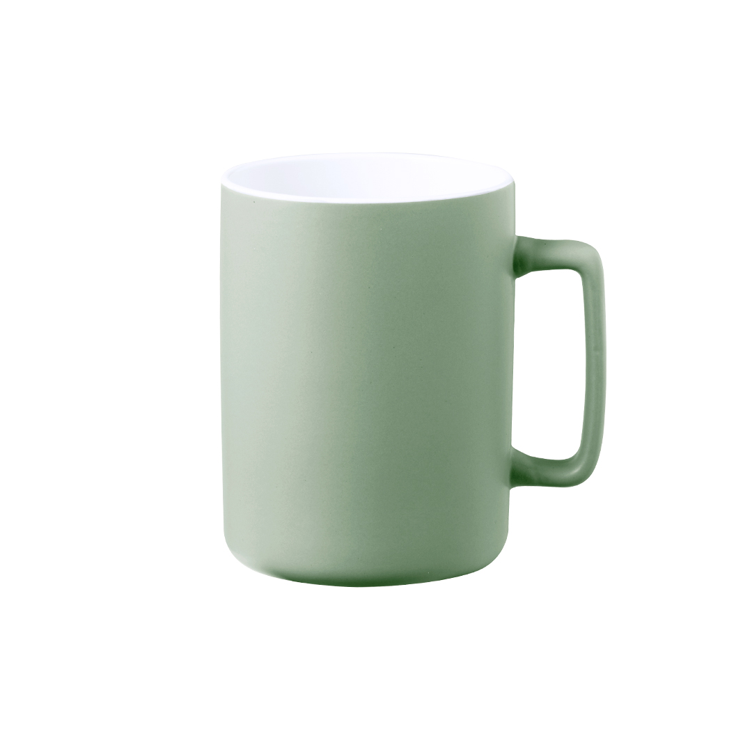 Taza de cerámica personalizada Kubaya de 420ml con asa cuadrada - Tazas y vasos personalizados - Regalo Promocional Personalizado - imagen 3