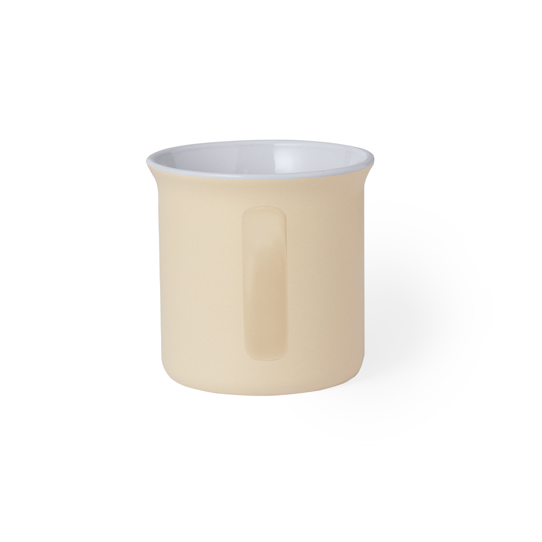 Taza de cerámica personalizada Hilman vintage de 300ml con acabado kraft - Tazas y vasos personalizados - Regalo Promocional Personalizado - imagen 4