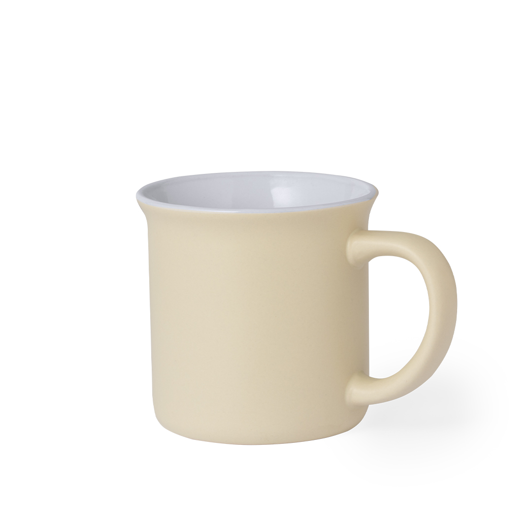 Taza de cerámica personalizada Hilman vintage de 300ml con acabado kraft - Tazas y vasos personalizados - Regalo Promocional Personalizado