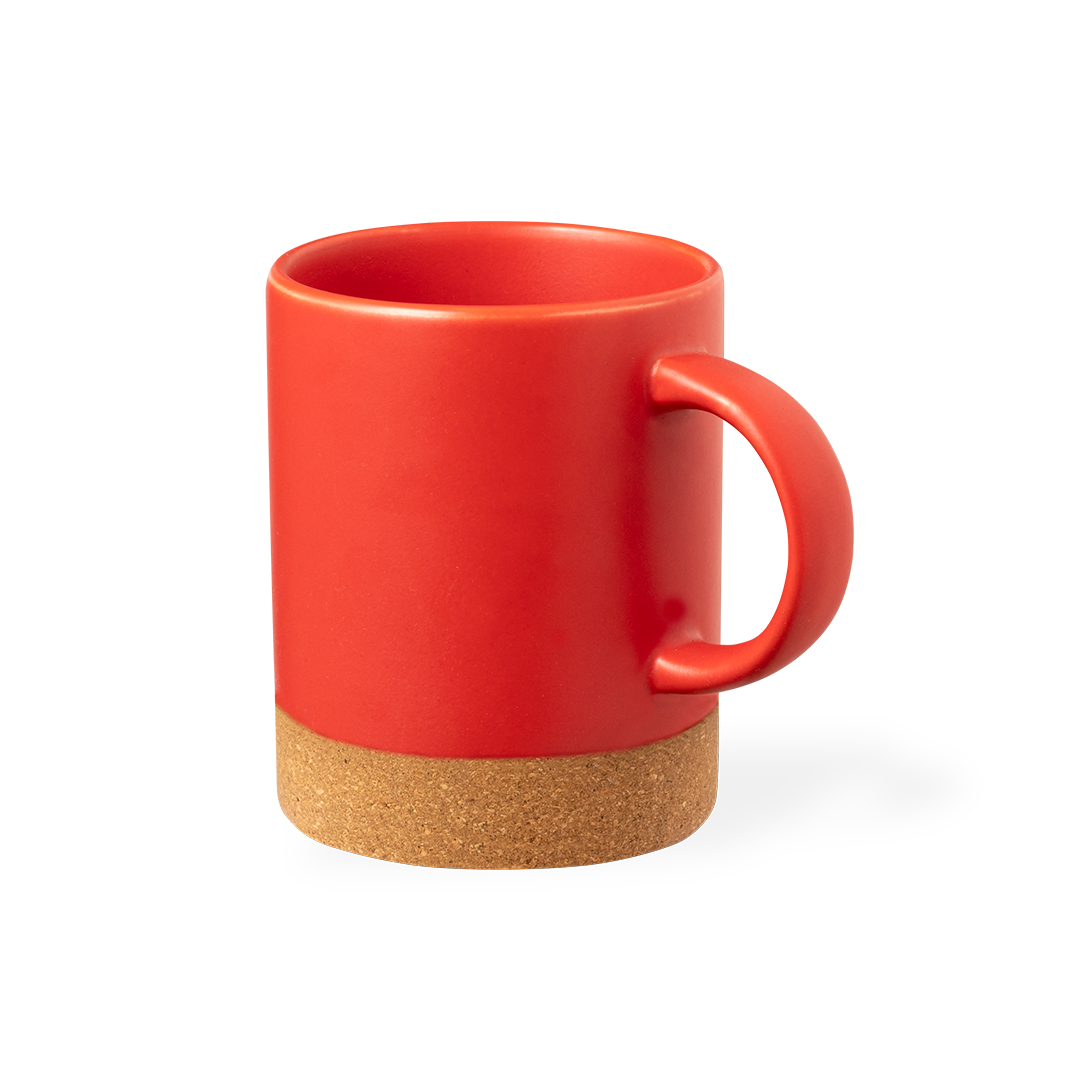 Taza de cerámica personalizada Melmak de 350ml con corcho - Tazas y vasos personalizados - Regalo Promocional Personalizado - vista alternativa