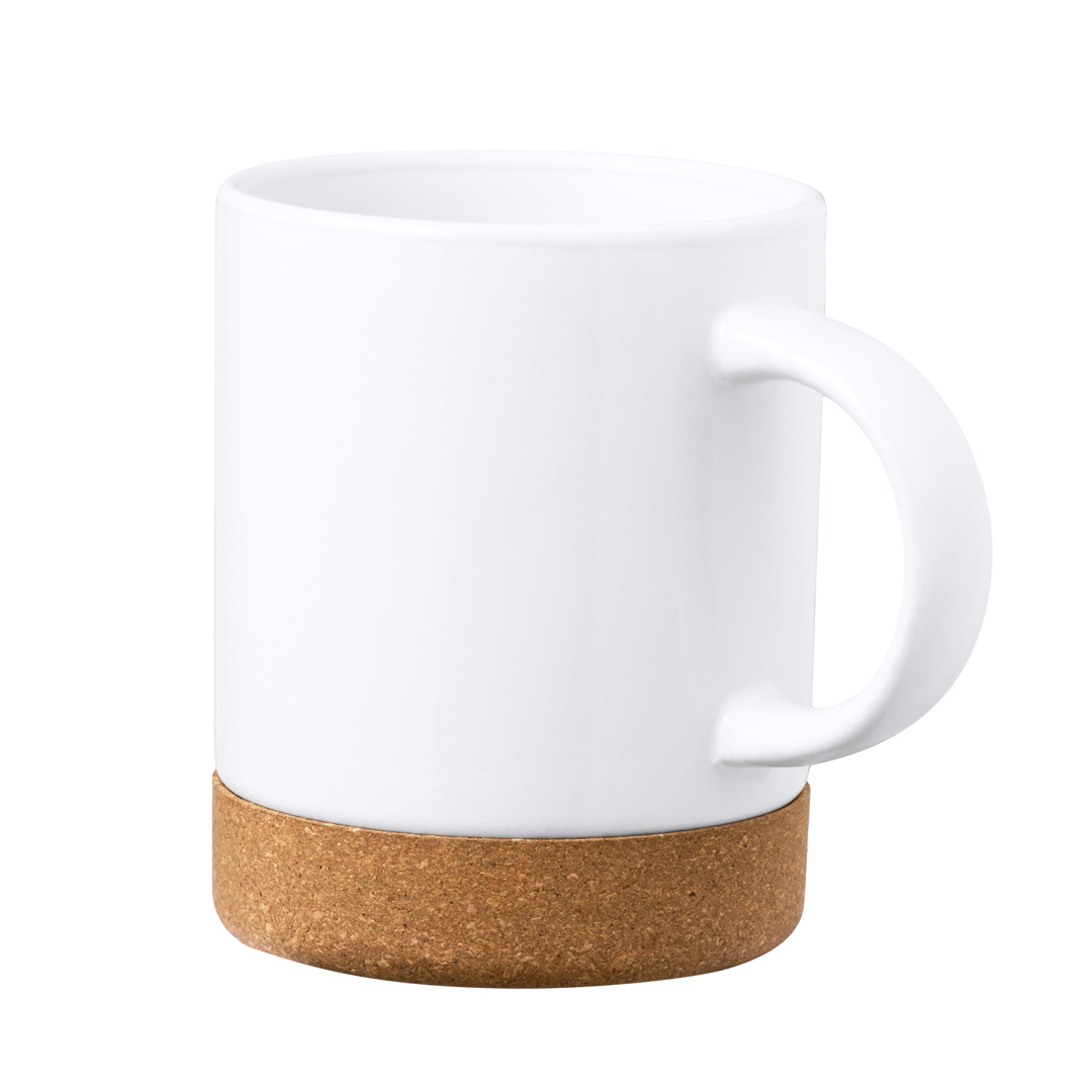 Taza sublimación personalizada Nala de cerámica de 350ml con corcho - Tazas y vasos personalizados - Regalo Promocional Personalizado - vista alternativa