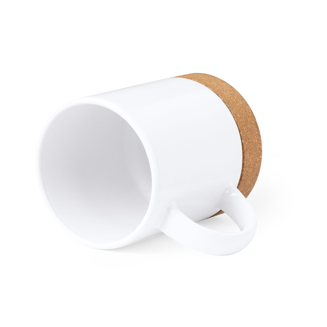 Taza sublimación personalizada Nala de cerámica de 350ml con corcho - Tazas y vasos personalizados - Regalo Promocional Personalizado - imagen 3