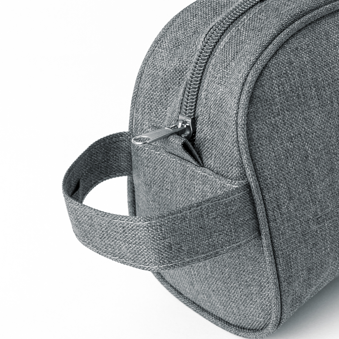 Neceser personalizado Harese de 600D RPET con tirador metálico - Neceseres personalizados - Regalo Promocional Personalizado - imagen 3