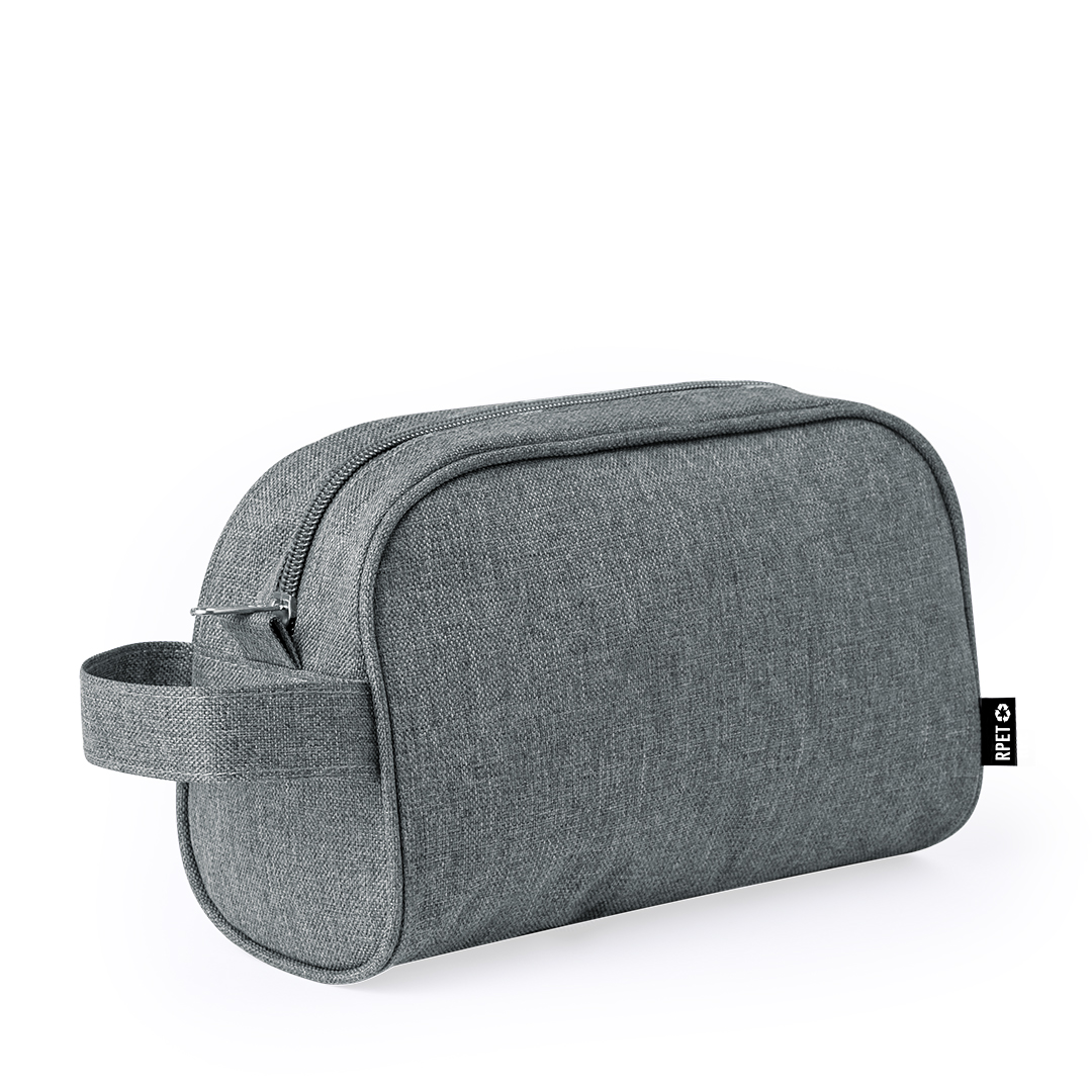 Neceser personalizado Harese de 600D RPET con tirador metálico - Neceseres personalizados - Regalo Promocional Personalizado