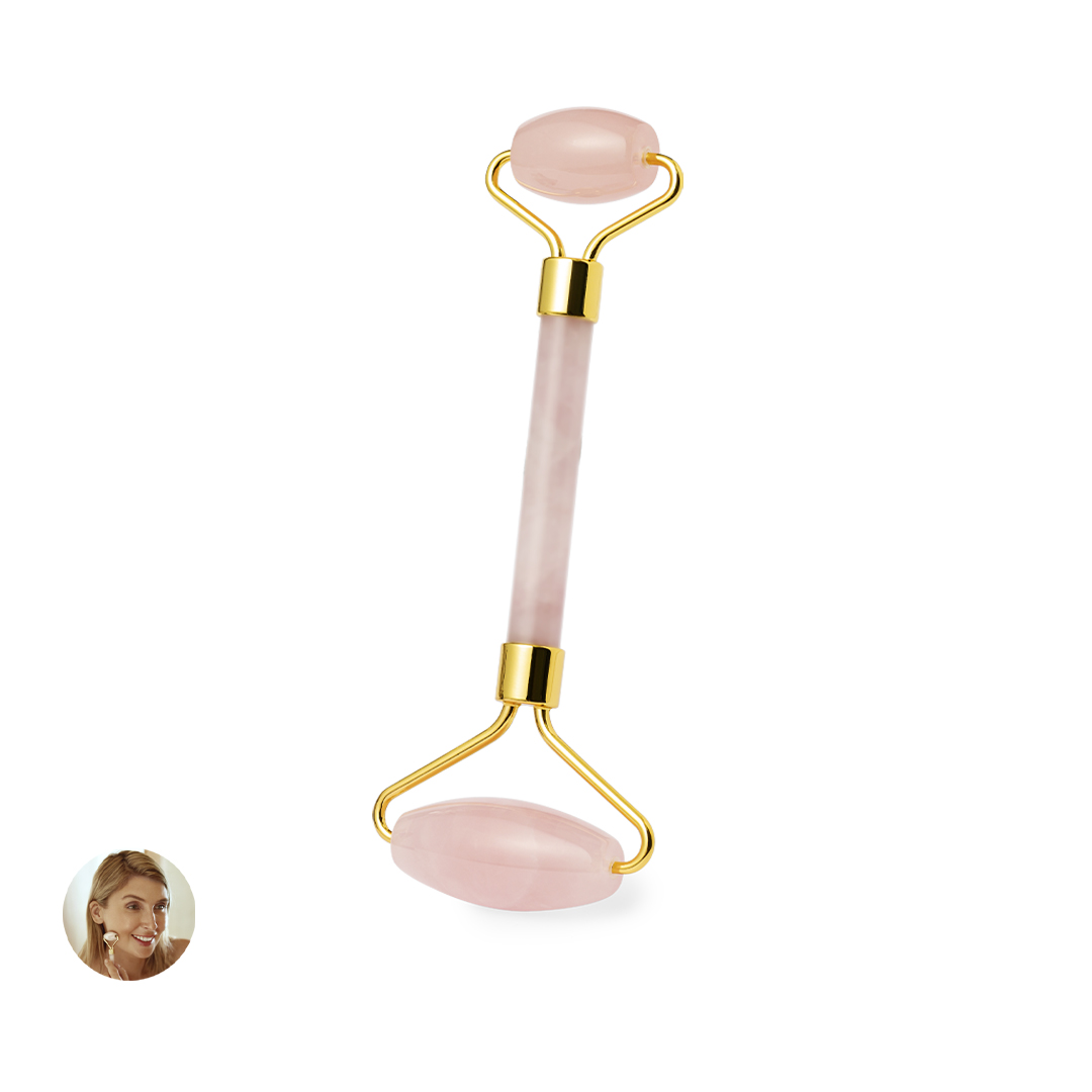 Masajeador facial personalizado Zynka de piedra jade rosa - Otros cuidado personal - Regalo Promocional Personalizado