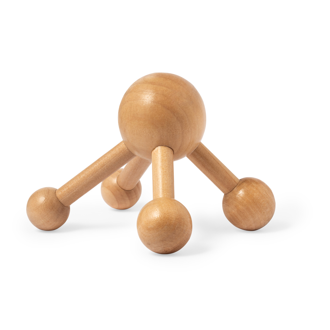 Masajeador personalizado Avati de madera con cuatro bolas - Otros cuidado personal - Regalo Promocional Personalizado - vista alternativa