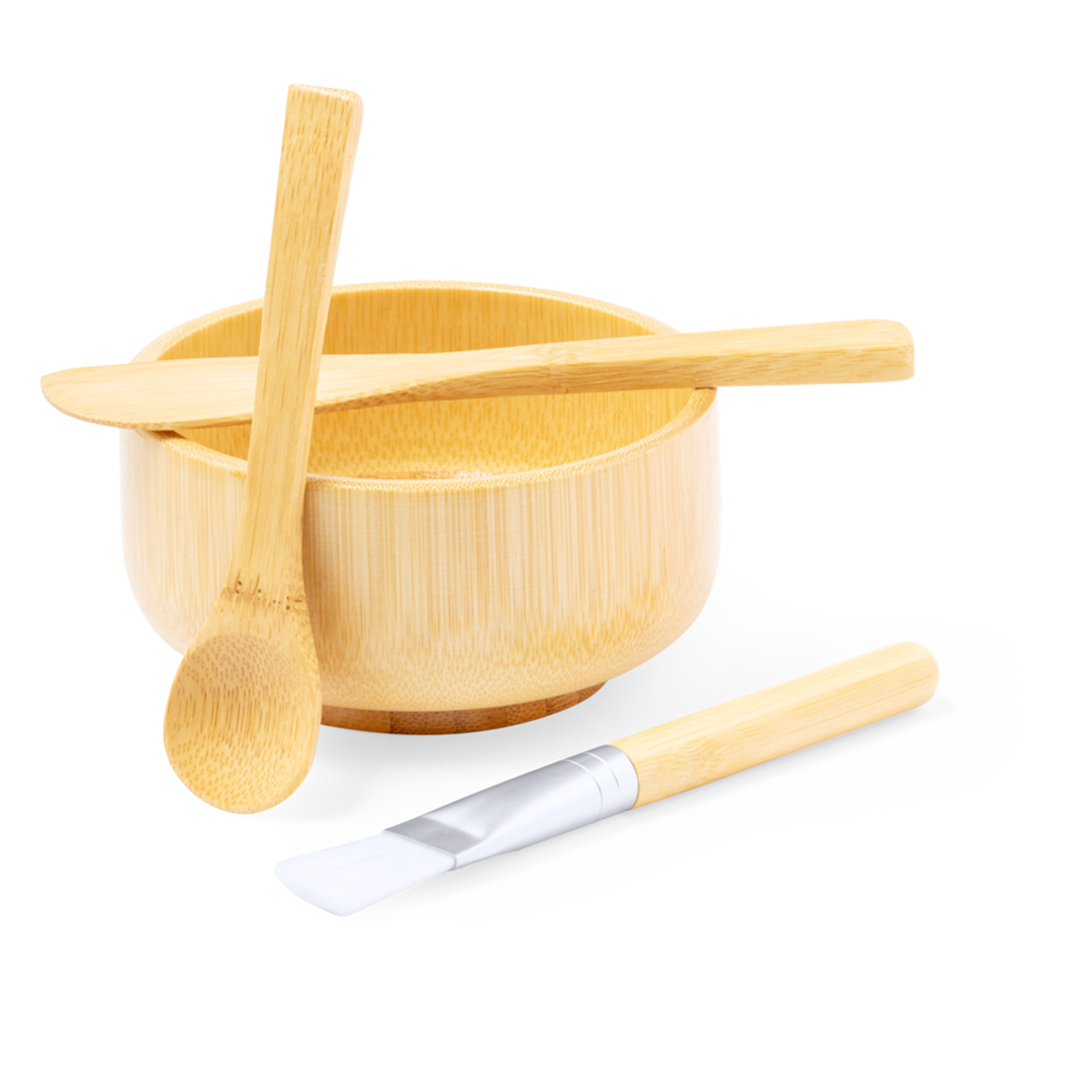 Set mascarilla personalizado Iringu de bambú 4 piezas facial