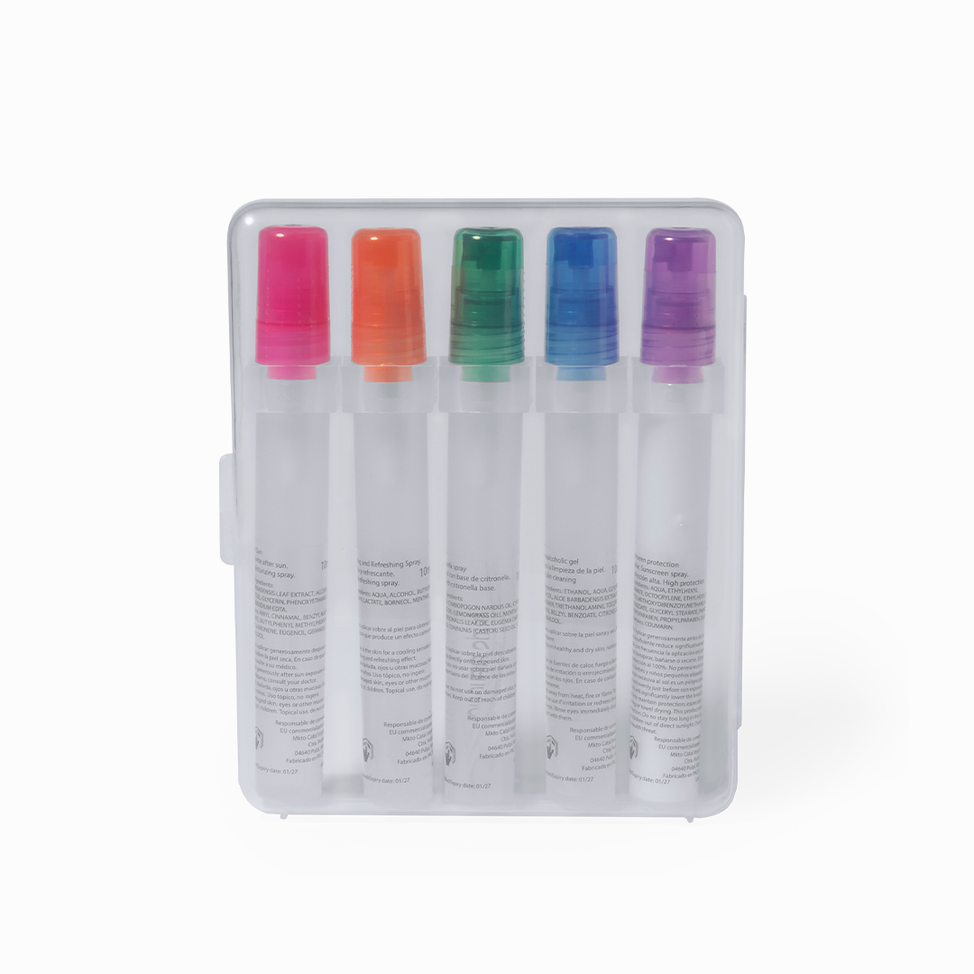 Set personalizado Yohan de protección solar con 5 sprays identificados - Hogar - Regalo Promocional Personalizado - imagen 3