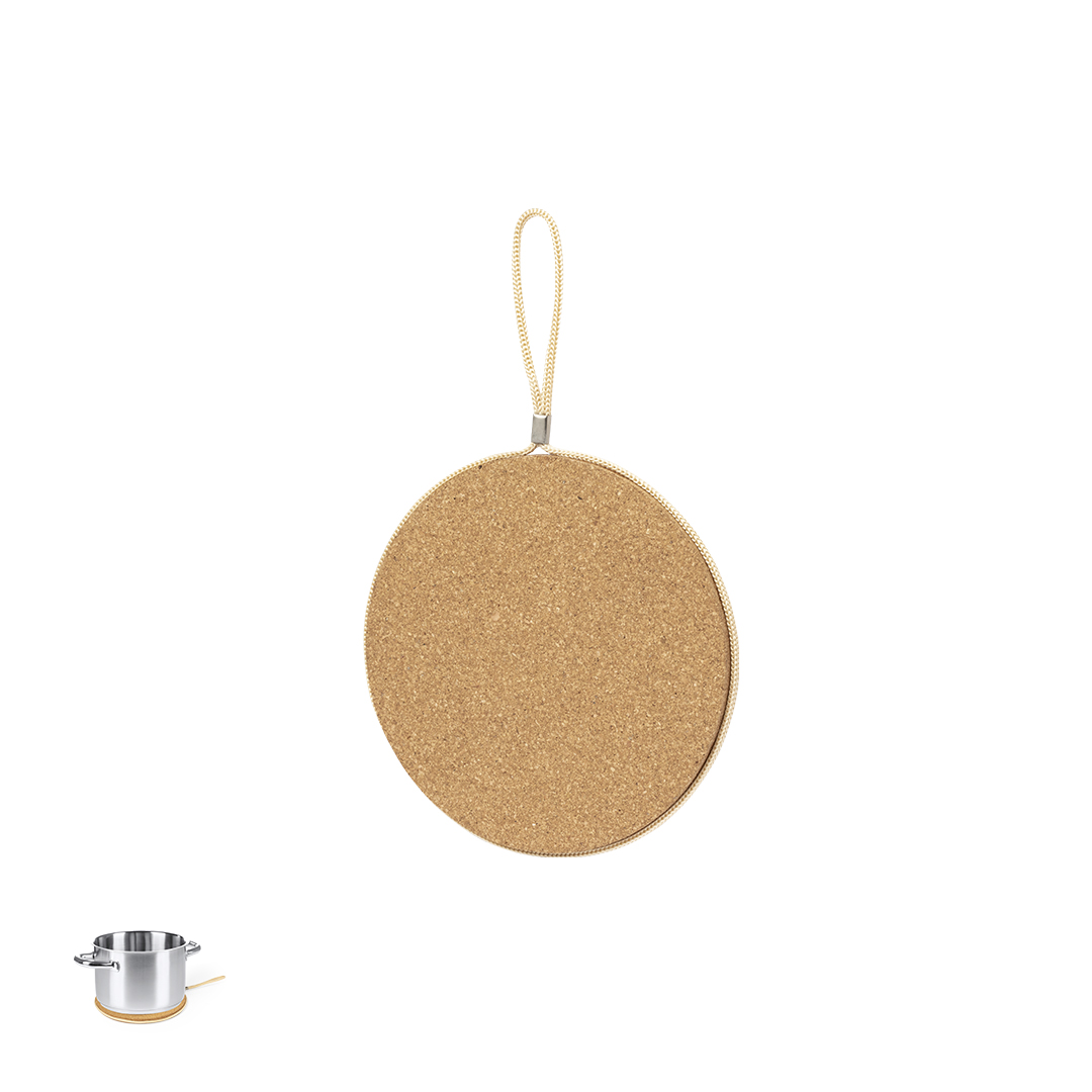 Soporte de cocina personalizado Melorix de corcho natural - Tecnología - Regalo Promocional Personalizado