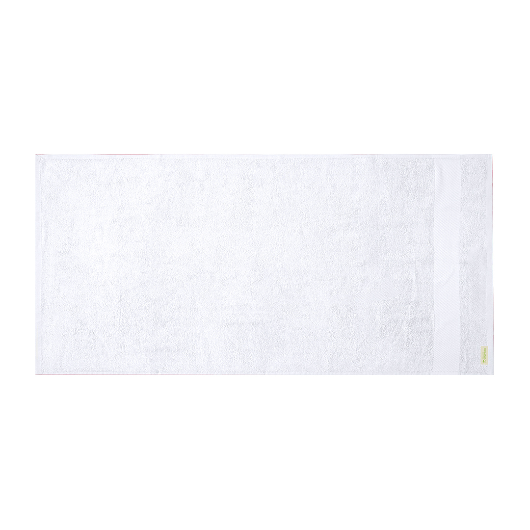 Toalla personalizada Koleva de algodón orgánico con bolsa reciclada de 70x140cm - Verano - Regalo Promocional Personalizado - imagen 3