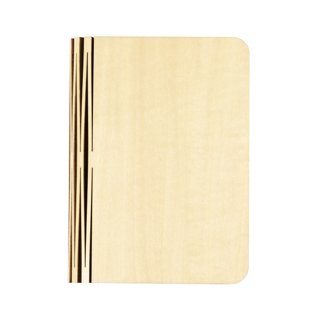 Lámpara personalizada Joneson LED forma libro de madera con batería - Tecnología - Regalo Promocional Personalizado - imagen 3