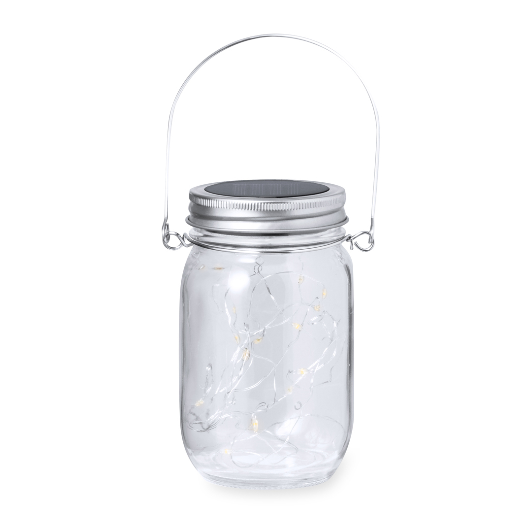 Lámpara personalizada Rodina tarro solar de cristal con 20 LEDs - Tecnología - Regalo Promocional Personalizado - vista alternativa
