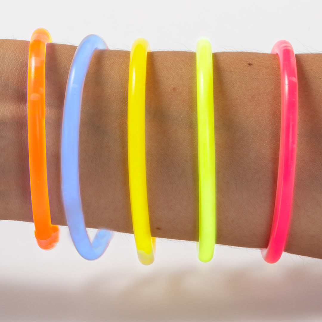 Pulsera luminosa personalizada Vexa fluorescente con luz de neón - Pulseras personalizadas - Regalo Promocional Personalizado - imagen 4