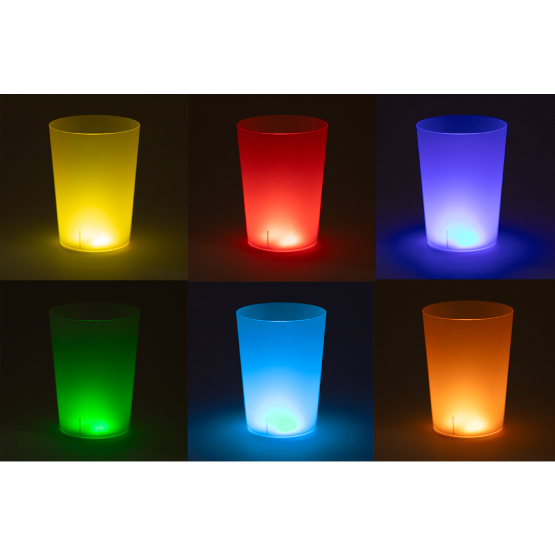 Posavasos personalizado Stanfor LED con 6 luces y botón base - Posavasos personalizados - Regalo Promocional Personalizado - imagen 4