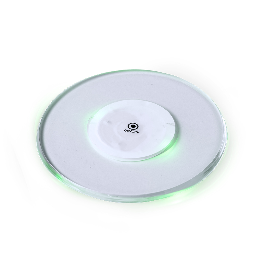 Posavasos personalizado Vitaly LED con 3 posiciones iluminación