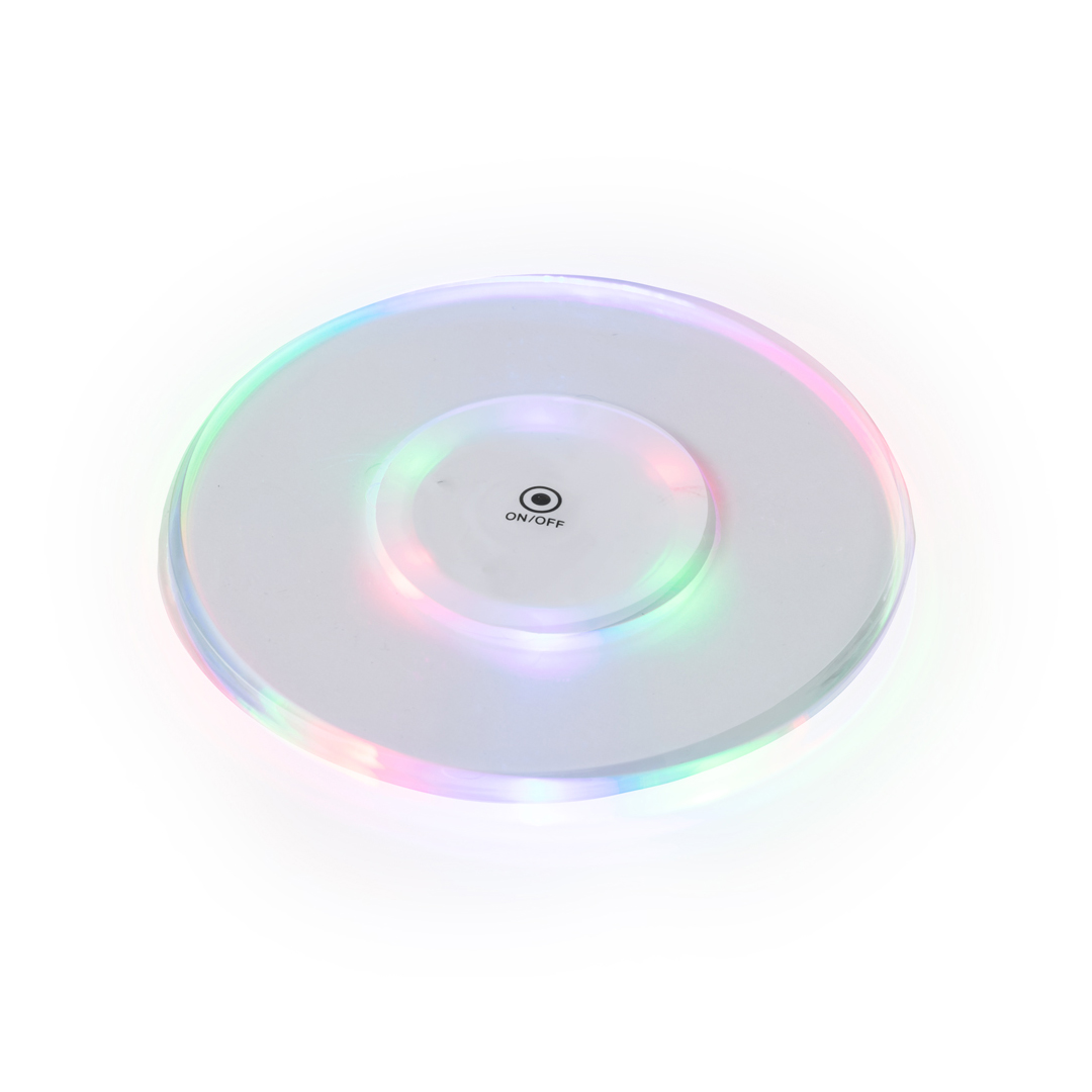 Posavasos personalizado Vitaly LED con 3 posiciones iluminación - Posavasos personalizados - Regalo Promocional Personalizado - vista alternativa