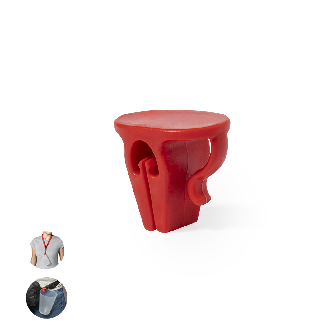 Pinza portavasos personalizada Tusca de ABS resistente - Otros accesorios cocina - Regalo Promocional Personalizado