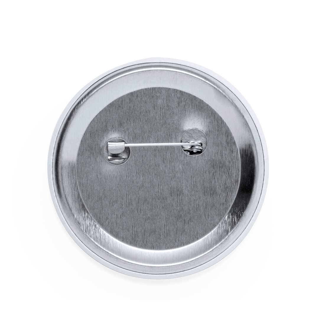 Pin personalizado Varek blanco gran tamaño con imperdible - Pins personalizados - Regalo Promocional Personalizado - imagen 3
